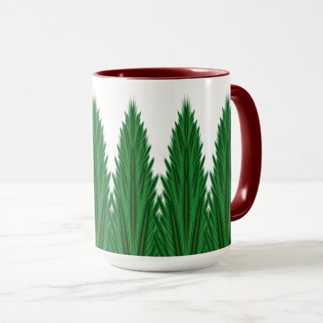 Pins Miroir Mug 15oz. -Bordeaux (Devant droit)