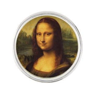 Pin's Peinture de beaux-arts de Leonardo da Vinci Mona