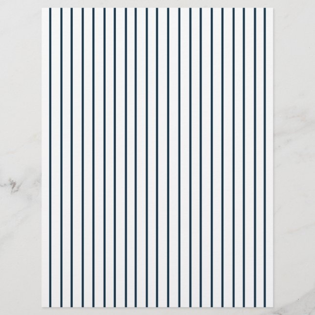 Pinstripe de baseball Striped Enveloppe Liner (Devant)