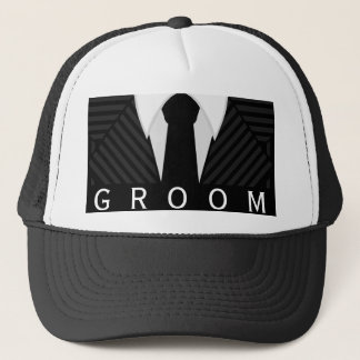 Pinstripe Suit Bachelor Party Groom Casquette ou C