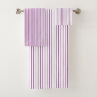 Pinstripe violet et blanc