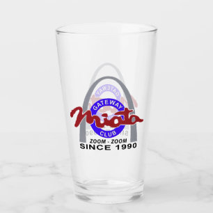 Pinte en verre de logo de club (16oz)