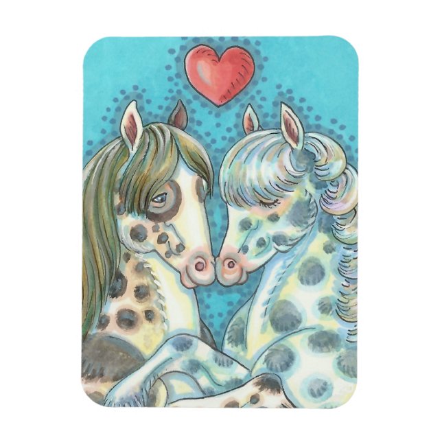 Pinto Pony Passion HORSE MAGNET *Personnaliser (Vertical)