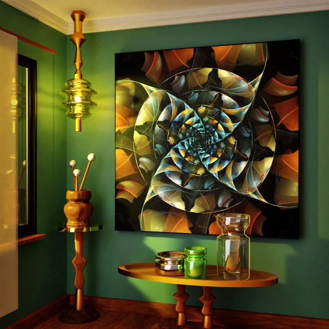 Pinwheel Abstrait Art Enveloppé Toile Impression (Pinwheel Abstract Art Wrapped Canvas Print)