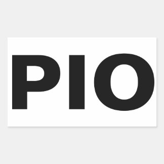 PIO : feuille de stickers rectangulaires par ALXSw