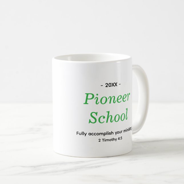 Pioneer Mug | JW Mug (Devant droit)