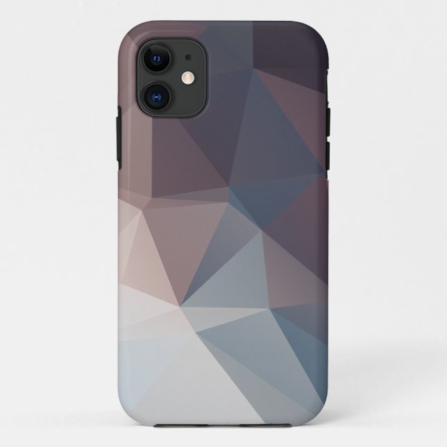 PiPhone, Coque d'art pyramidal Abstrait foncé à cl (Dos)