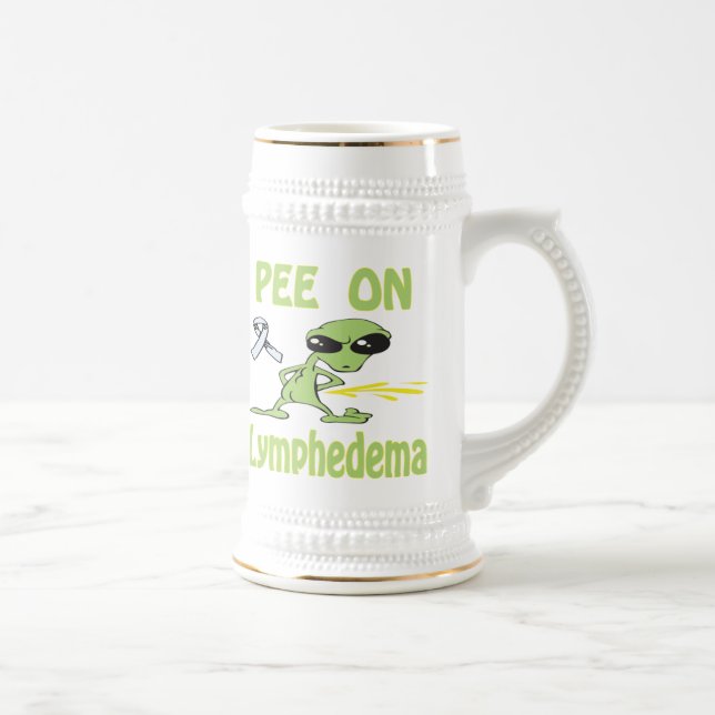 Pipi sur la tasse de Lymphedema (Droite)