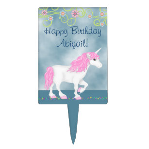 Articles Joyeux Anniversaire Licorne De Maison Decoration Zazzle Fr