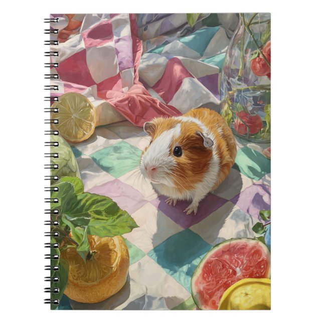 Pique-nique avec Carnet de porc de Guinée (Devant)