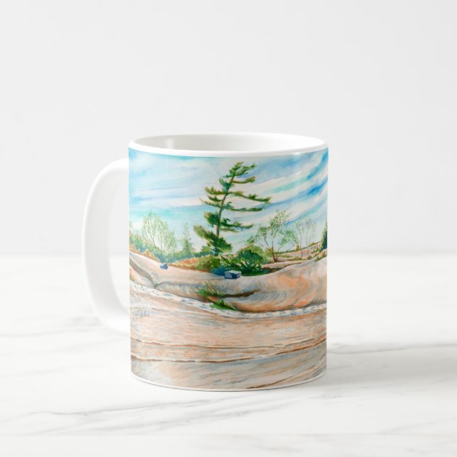 Pique-nique sur la Mug de café Rocks (Devant gauche)