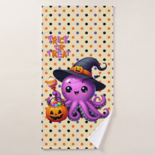 Pique ou traitement Halloween à la pieuvre
