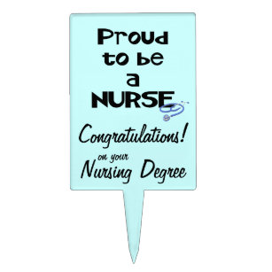 Cake Toppers Diplome En Soins Infirmiers Zazzle