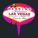 Piques À Gâteaux GÂTEAU Las Vegas ÉPATANT épousant le signe<br><div class="desc">Sélection épatante de gâteau de mariage de Las Vegas. Employez la personnaliser orange il bouton ci-dessus pour ajouter votre texte et la couleur d'arrière - plan de votre choix.</div>
