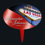 Piques À Gâteaux Signe ÉPATANT de Las Vegas de GÂTEAU<br><div class="desc">Sélection épatante de gâteau d'anniversaire de Las Vegas. Employez la personnaliser orange il bouton ci-dessus pour ajouter votre texte et la couleur d'arrière - plan de votre choix.</div>