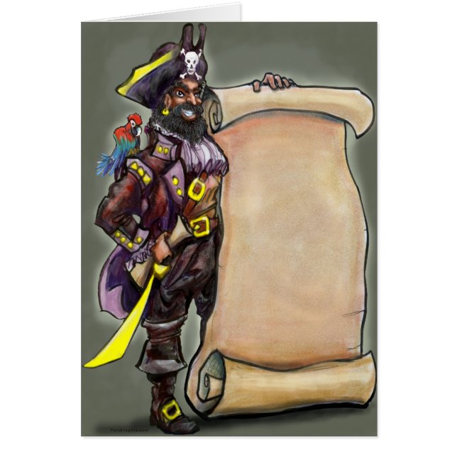 Pirate avec carte au trésor (Devant)