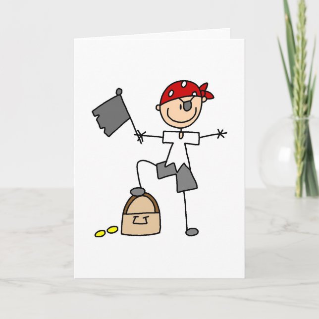 Pirate avec la carte de trésor (Devant)