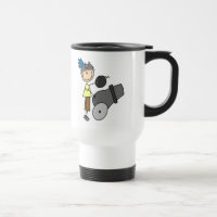 Pirate avec la tasse de canon
