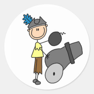 Pirate Avec Sticker Cannon