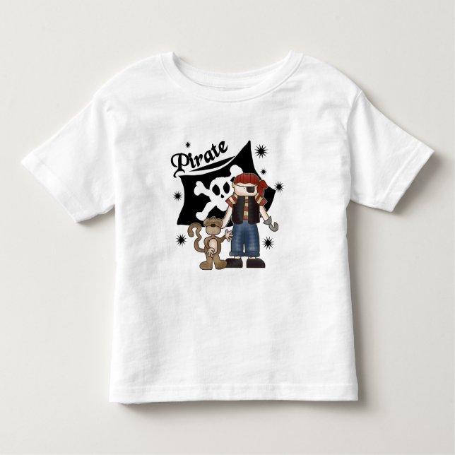 Pirate Boy with Monkey Tshirts and Gifts (Devant)