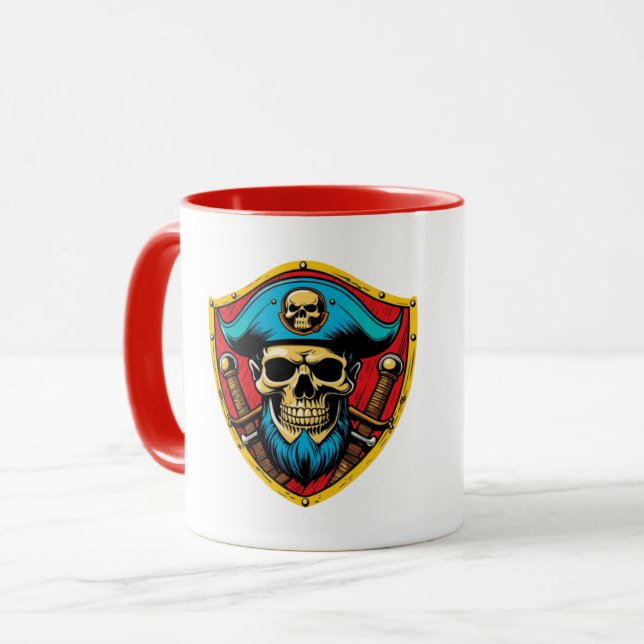 Pirate Capitaine Mug (Devant gauche)