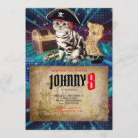 Pirate Chat Invitation Anniversaire