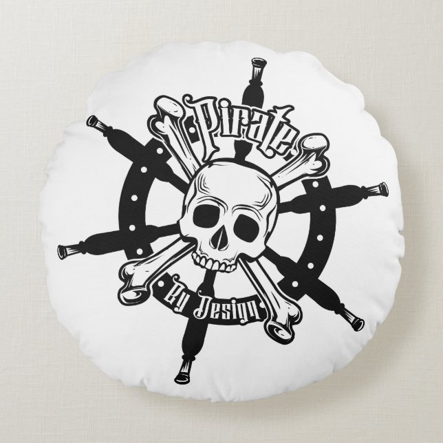 Pirate Coussin Round (Devant)