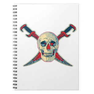 Pirate (Crâne) - Carnet photo (80 Pages B&W)