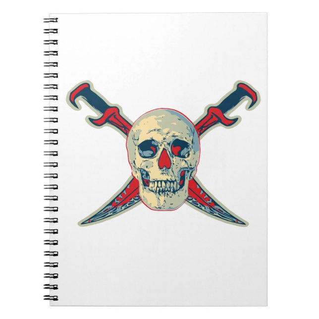 Pirate (Crâne) - Carnet photo (80 Pages B&W) (Devant)