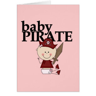 Pirate de bébé avec des T-shirts et des cadeaux