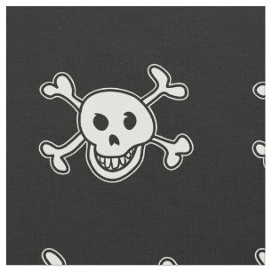 Pirate drapeau crâne et croix tissu motif