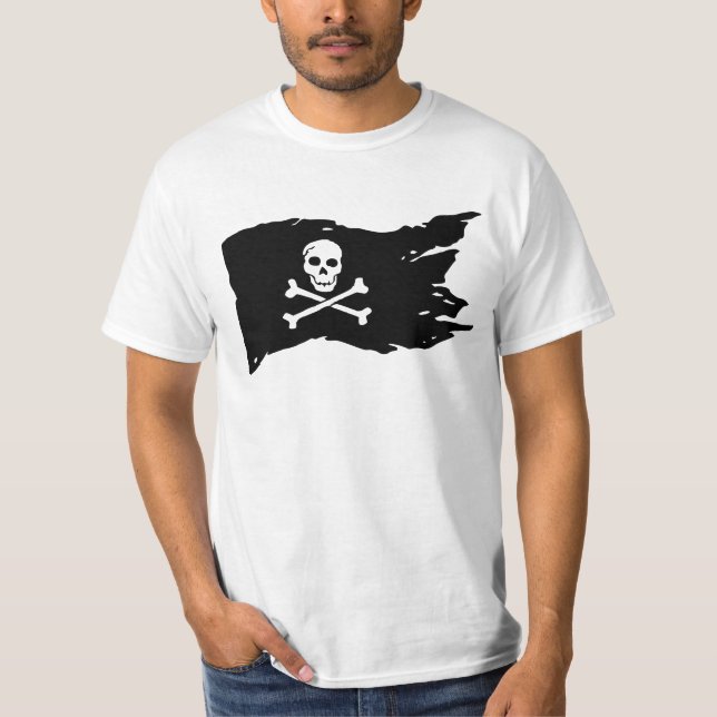 PIRATE DRAPEAU PAPA MENS T-SHIRTS (Devant)