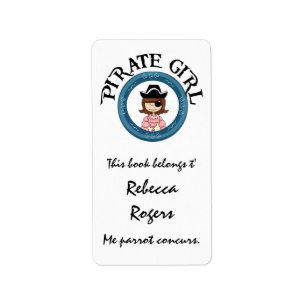 Pirate Étiquette fille