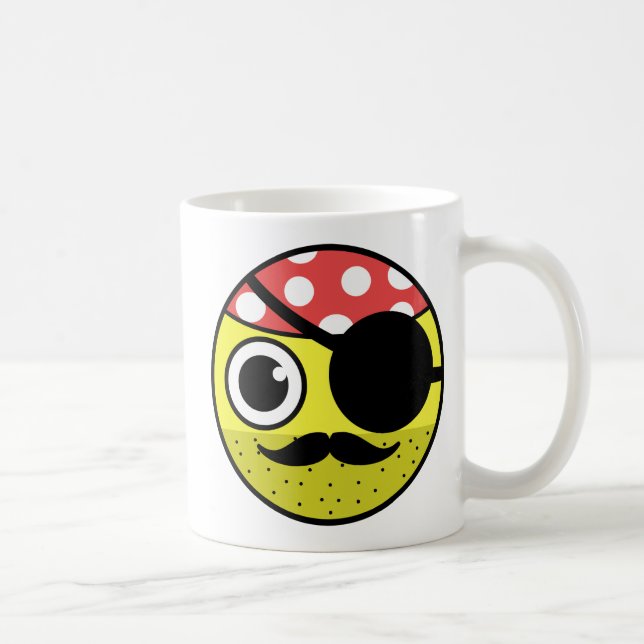 Pirate Face Café Mug (Droite)
