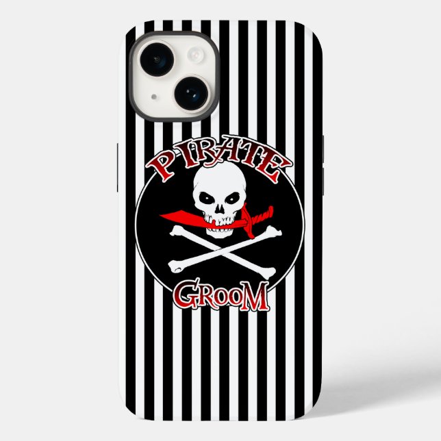 Pirate Groom iPhone 12 Coque (Verso)