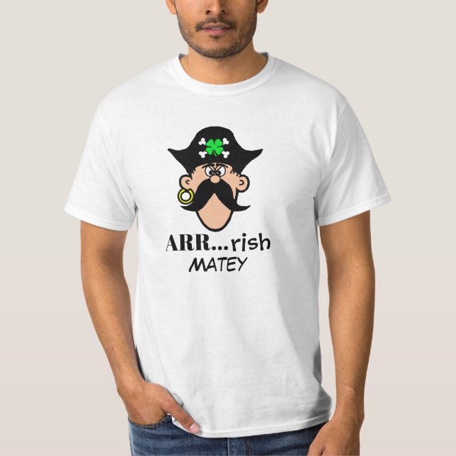 Pirate irlandais .. T-shirt Arr.ish (Devant)
