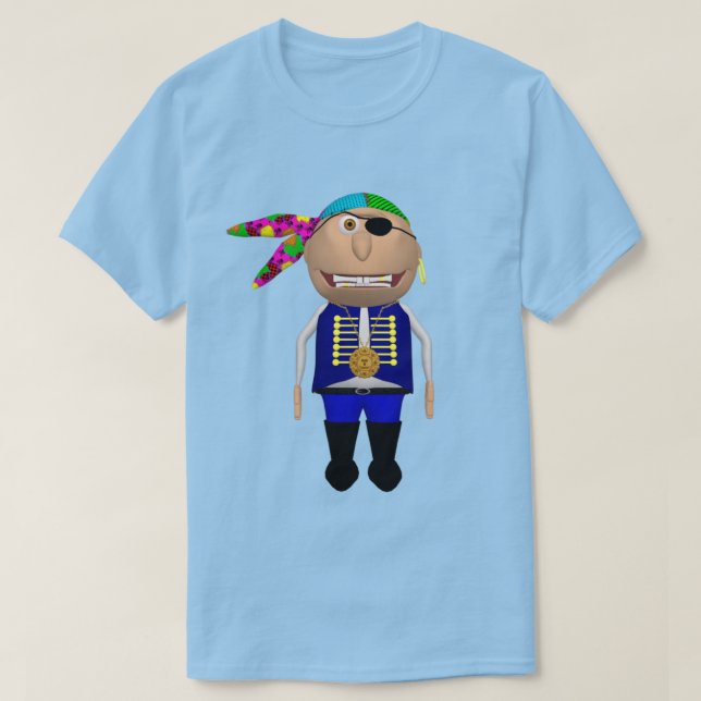 Pirate Johnny T-shirt (Design devant)