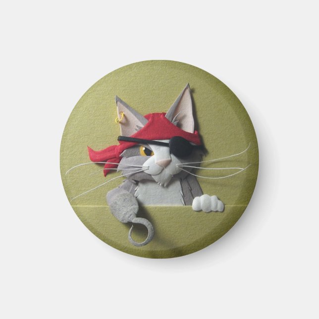 Pirate Kitten #2 Magnet (Devant)