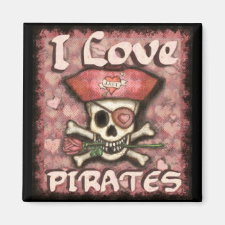 Pirate Lover's Valentine Magnet