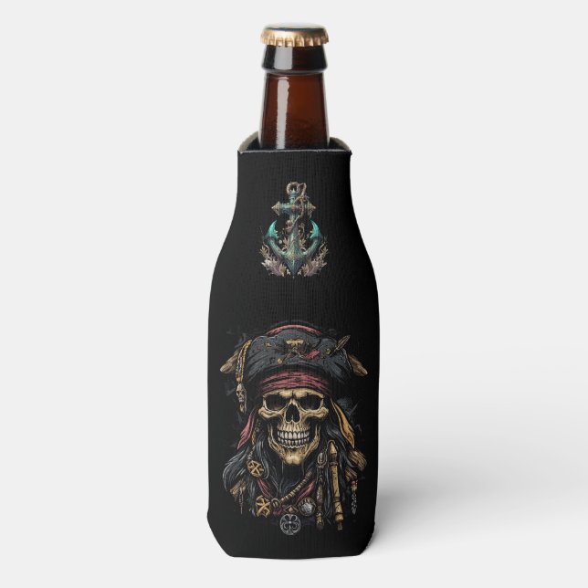 Pirate Mascot Glacière bouteille (Bottle Devant)
