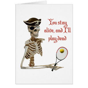 Pirate mort de tennis de jeu