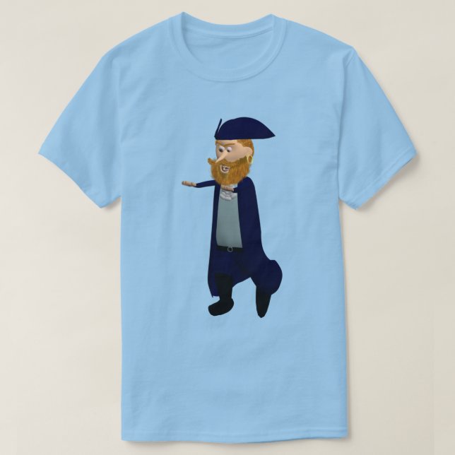 Pirate Papa T-shirt (Design devant)