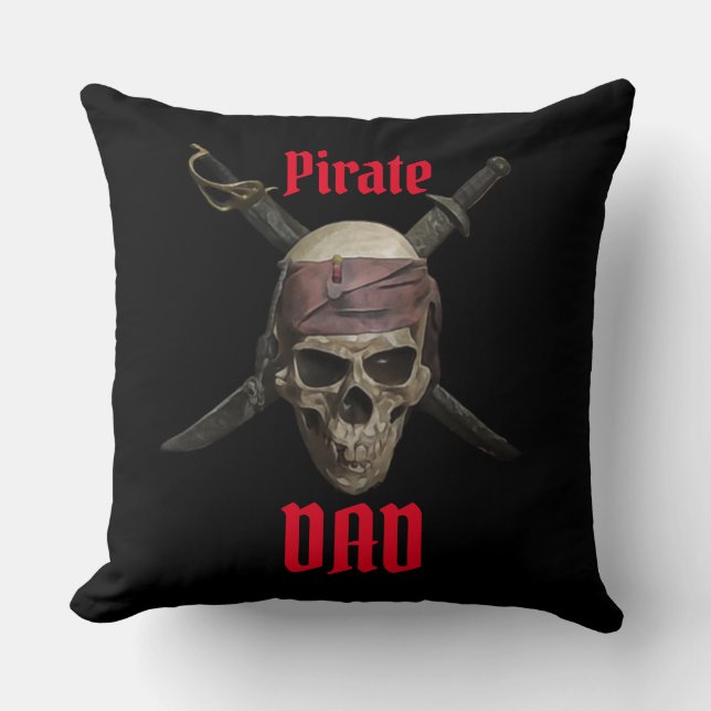 PIRATE PÂTE JAUNE Oreiller (Recto)