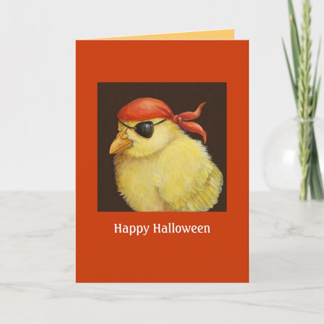 Pirate Peep Carte Halloween (Devant)