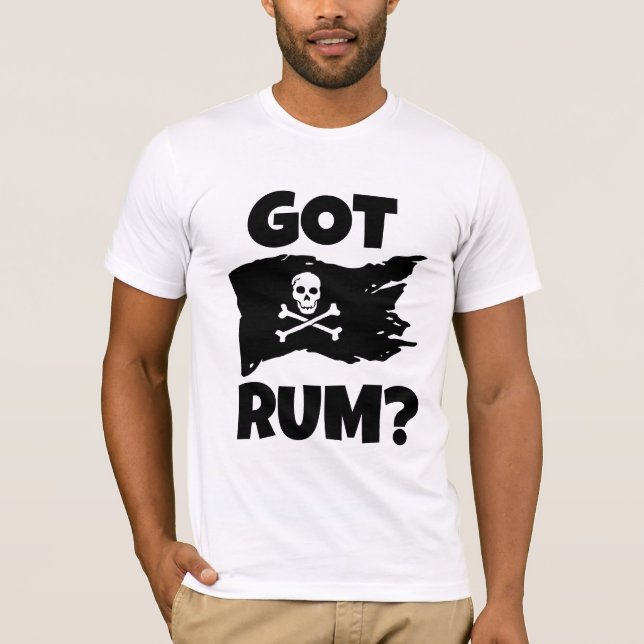 PIRATE RUM PAPA MENS T-SHIRTS (Devant)