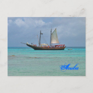 Pirate Ship Aruba Carte postale