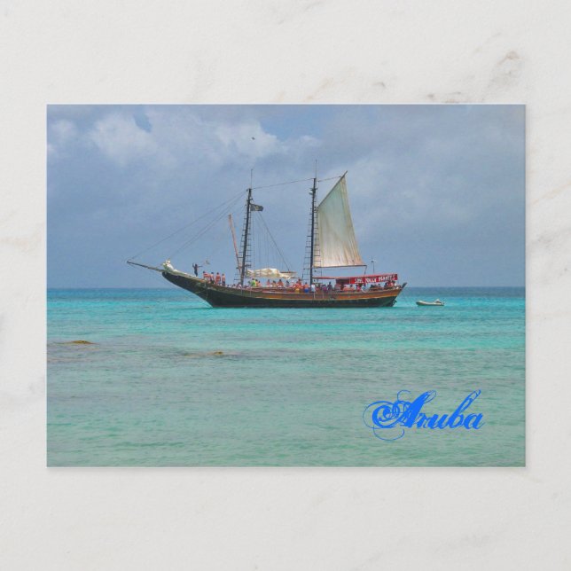 Pirate Ship Aruba Carte postale (Devant)
