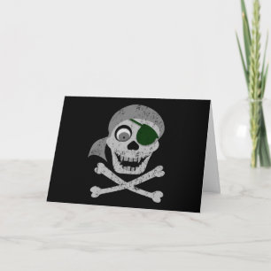 Pirate Skull & Crossbones Cartes
