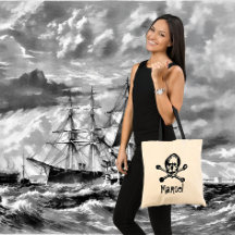 Pirate Skull et Crossbones Sac à coque