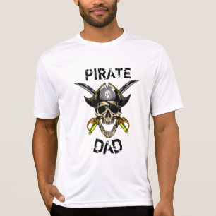 PIRATE SKULL HALLOWEEN PAPA T-shirt